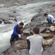 Scientists unearthing new fossils.